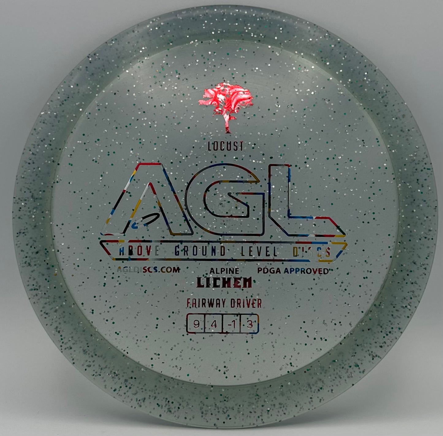 AGL Discs - Spacedust Alpine Lichen Locust (AGL Bar Stamp)