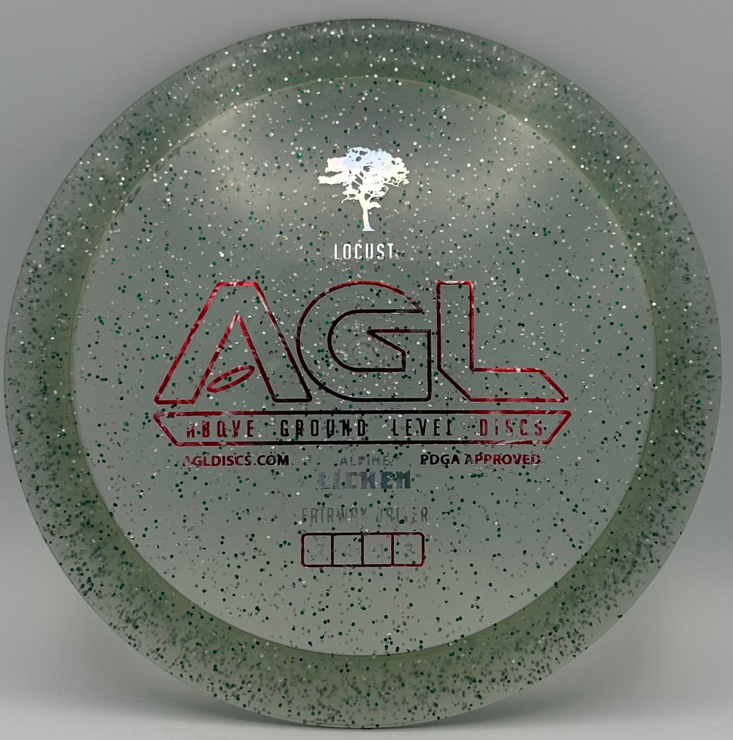 AGL Discs - Spacedust Alpine Lichen Locust (AGL Bar Stamp)