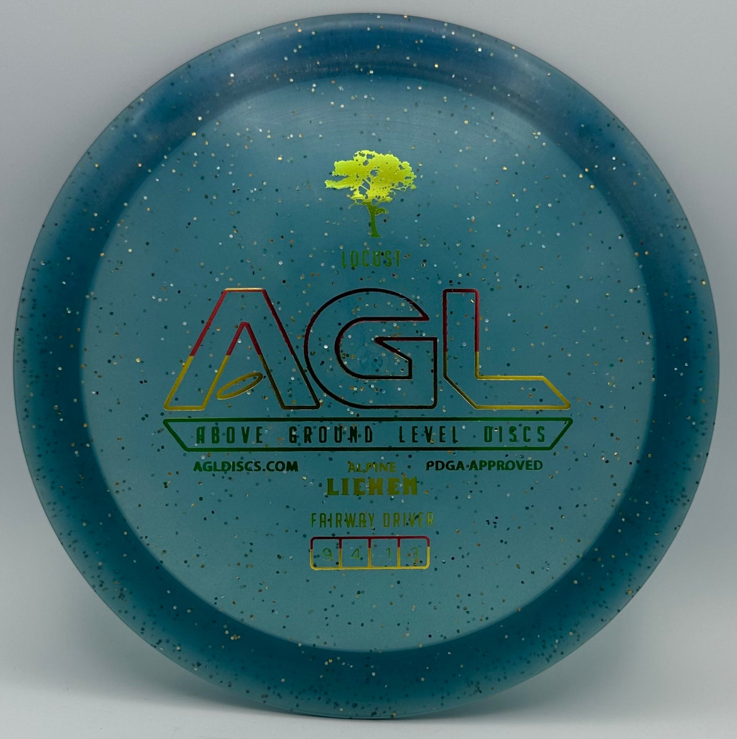 AGL Discs - Ocean Alpine Lichen Locust (AGL Bar Stamp)