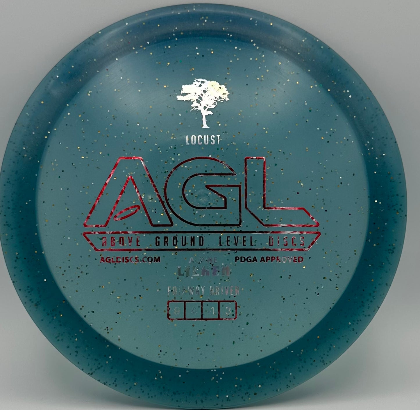 AGL Discs - Ocean Alpine Lichen Locust (AGL Bar Stamp)