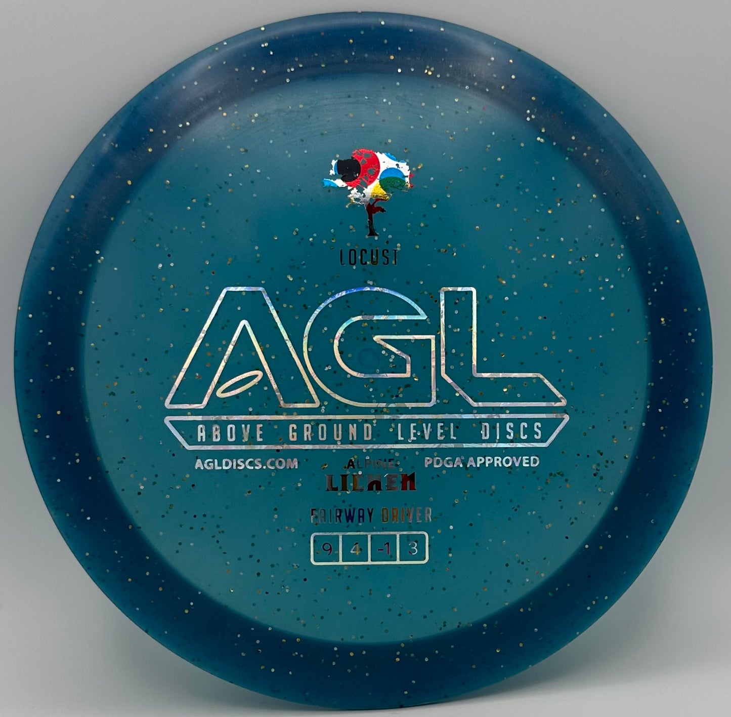 AGL Discs - Ocean Alpine Lichen Locust (AGL Bar Stamp)