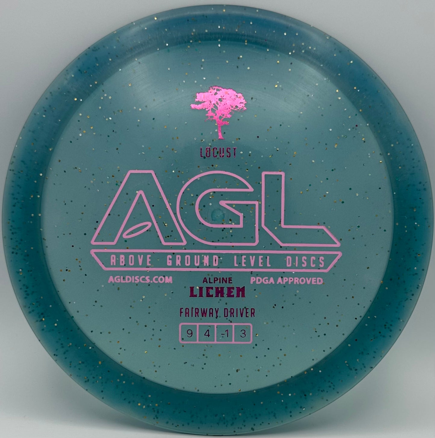 AGL Discs - Ocean Alpine Lichen Locust (AGL Bar Stamp)