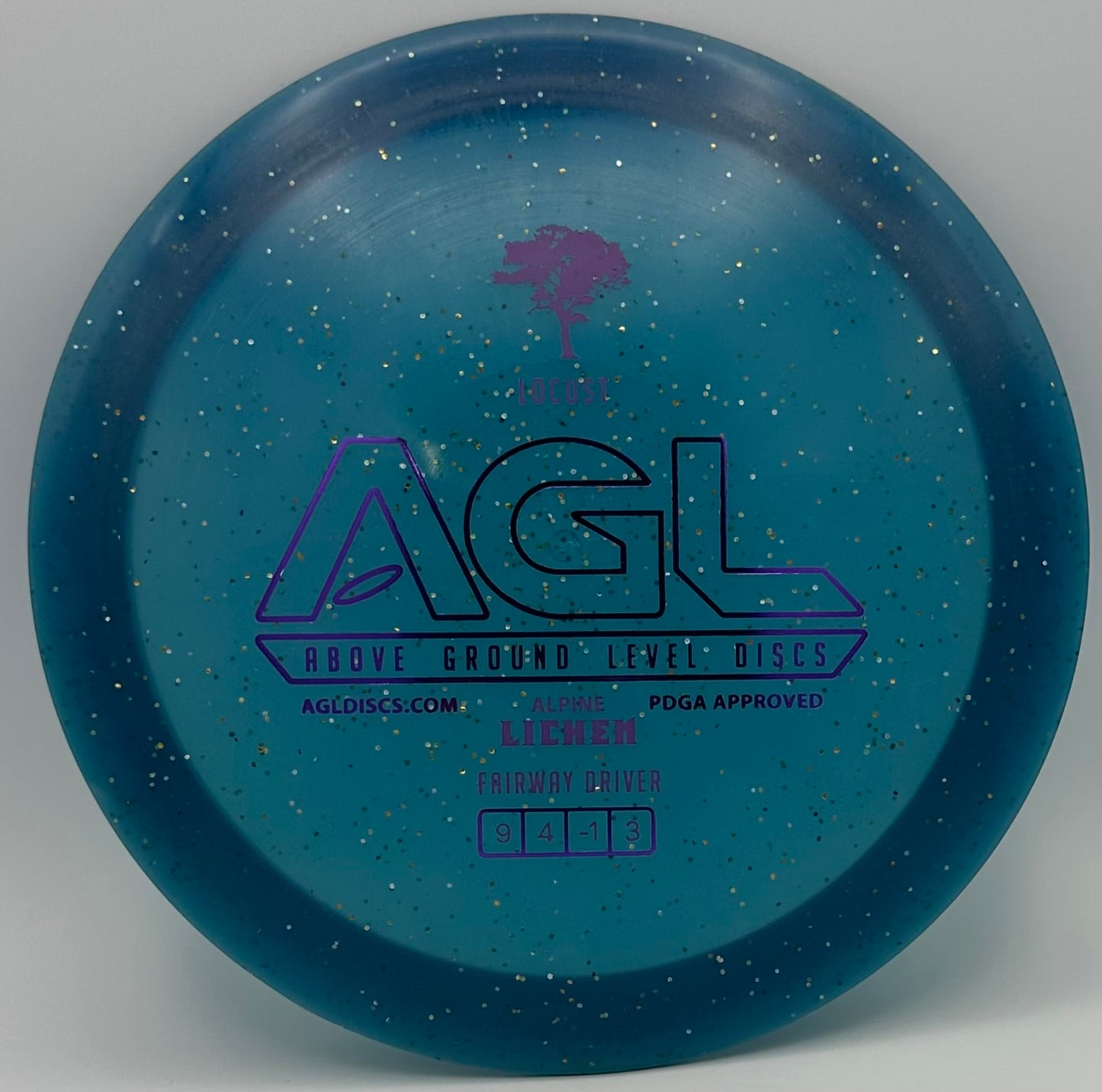 AGL Discs - Ocean Alpine Lichen Locust (AGL Bar Stamp)