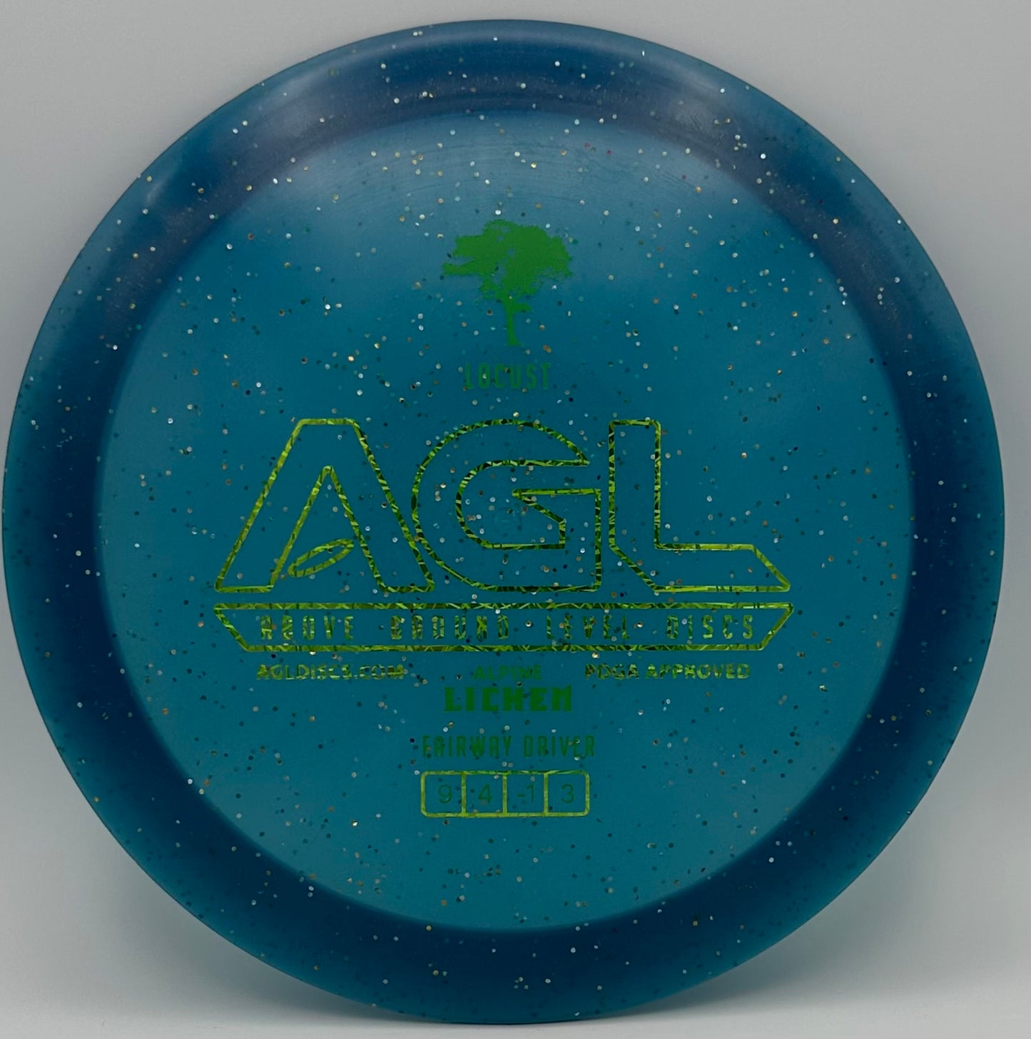 AGL Discs - Ocean Alpine Lichen Locust (AGL Bar Stamp)