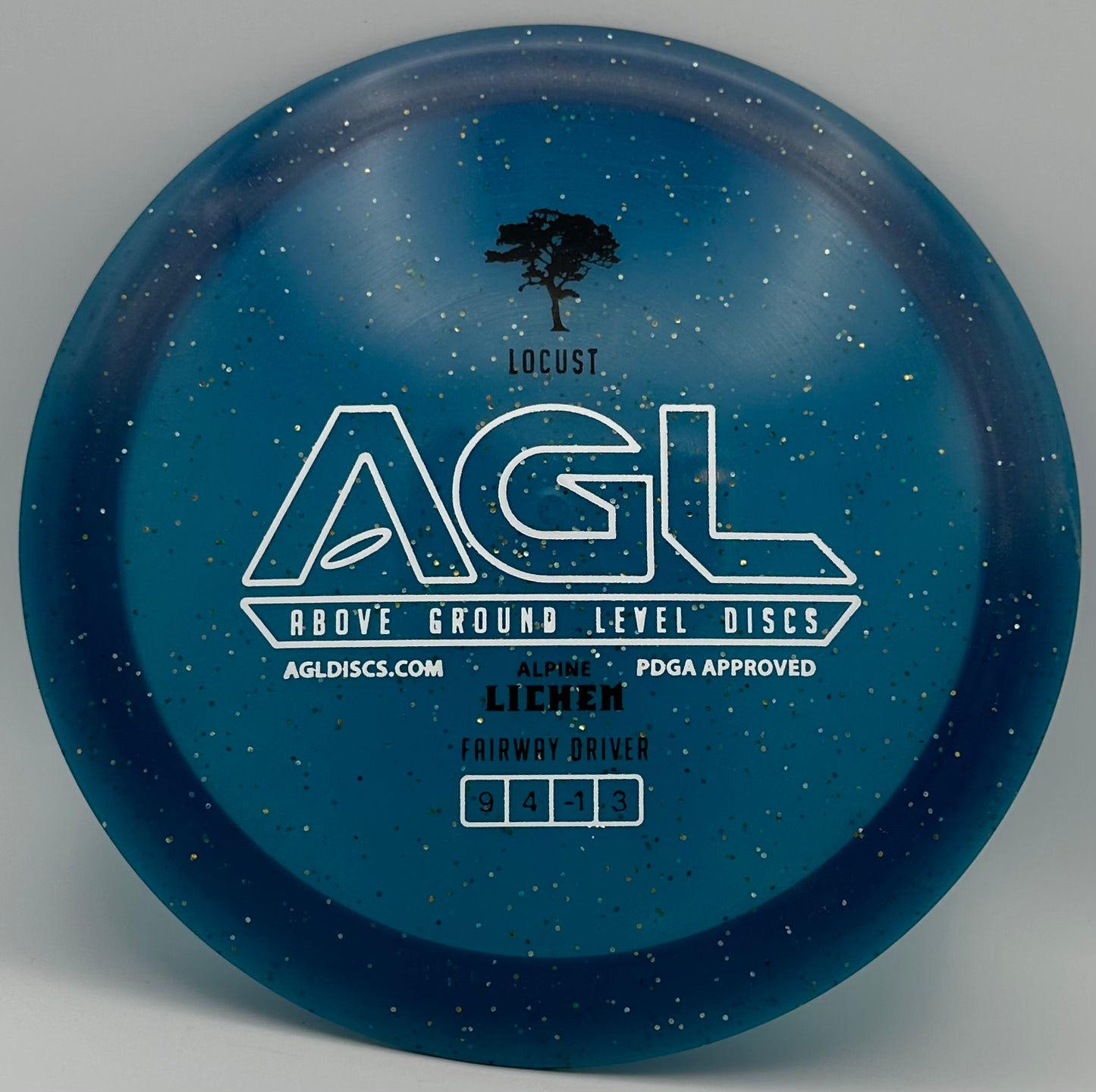 AGL Discs - Ocean Alpine Lichen Locust (AGL Bar Stamp)