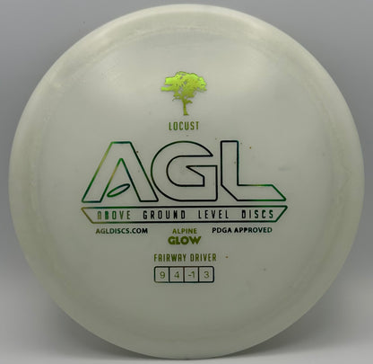 AGL Discs - Shimmery Alpine GLOW Locust (AGL Bar Stamp)