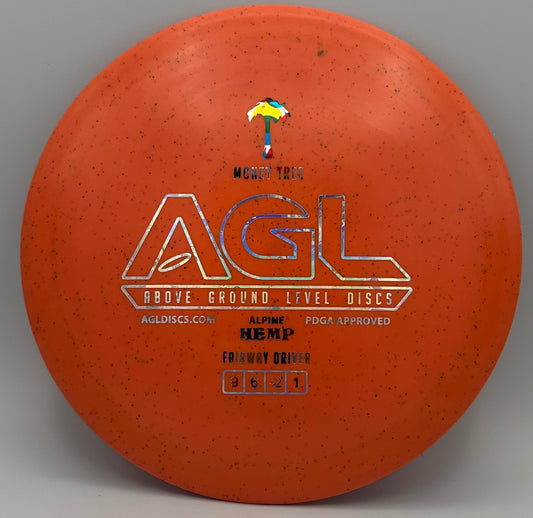 AGL Discs - Tangerine Alpine Hemp Money Tree  (AGL Bar Stamp)