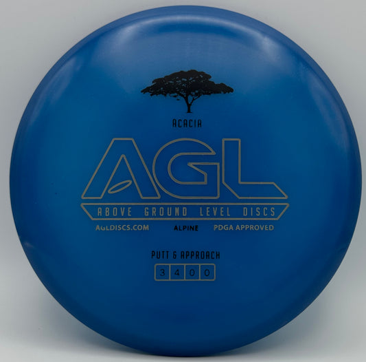 AGL Discs - Blue Alpine Acacia (AGL Bar Stamp)