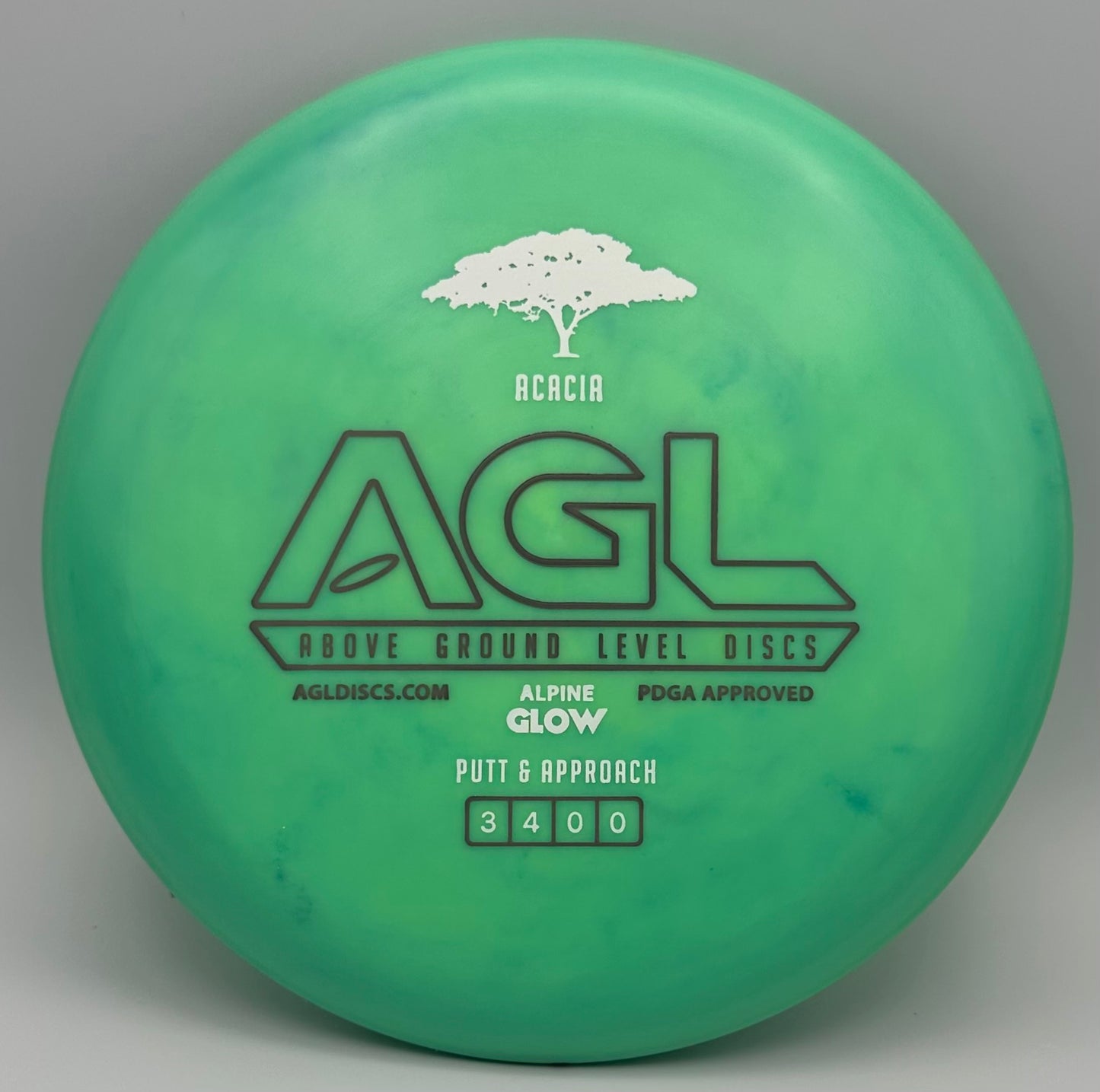 AGL Discs - Alpine GLOW Acacia (AGL Bar Stamp)