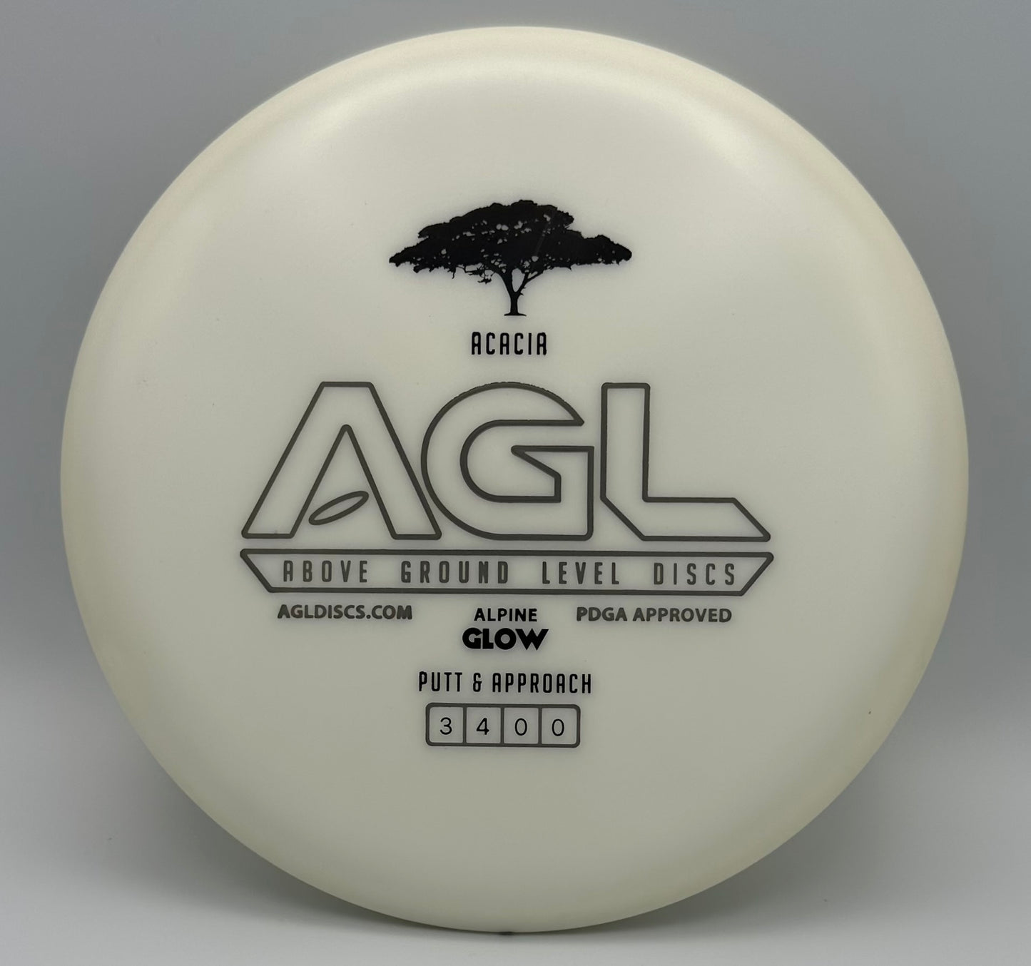 AGL Discs - Alpine GLOW Acacia (AGL Bar Stamp)