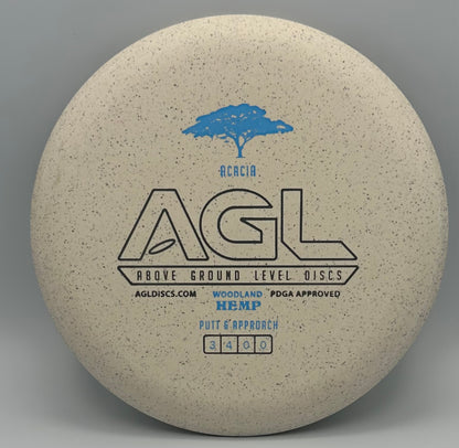 AGL Discs - Woodland Hemp Acacia (AGL Bar Stamp)