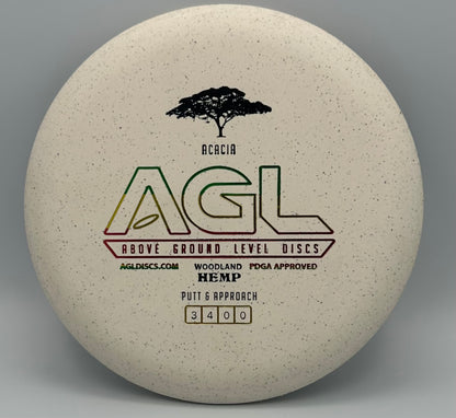 AGL Discs - Woodland Hemp Acacia (AGL Bar Stamp)