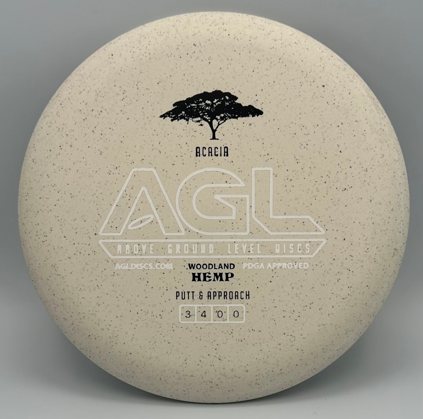 AGL Discs - Woodland Hemp Acacia (AGL Bar Stamp)