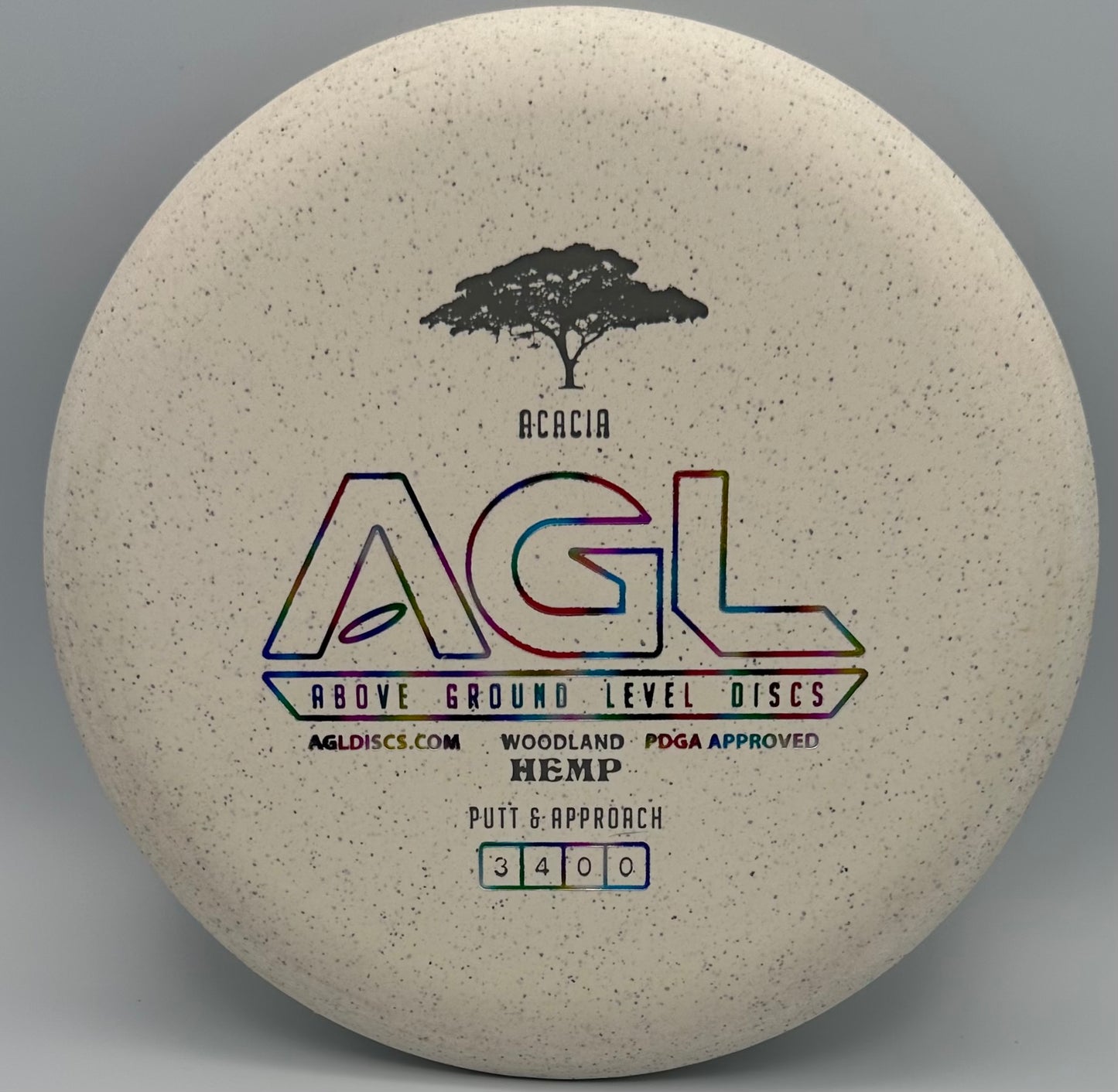 AGL Discs - Woodland Hemp Acacia (AGL Bar Stamp)