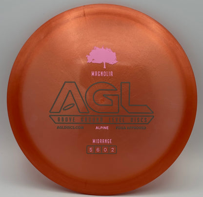 AGL Discs - Burnt Orange Alpine Magnolia (AGL Bar Stamp)