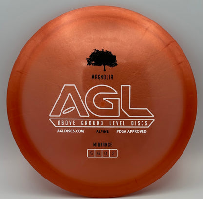 AGL Discs - Burnt Orange Alpine Magnolia (AGL Bar Stamp)