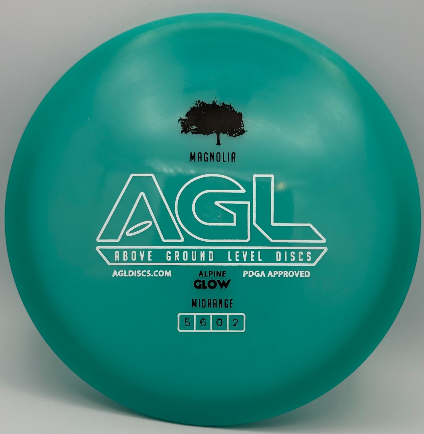 AGL Discs - Teal Alpine Glow Magnolia (AGL Bar Stamp)