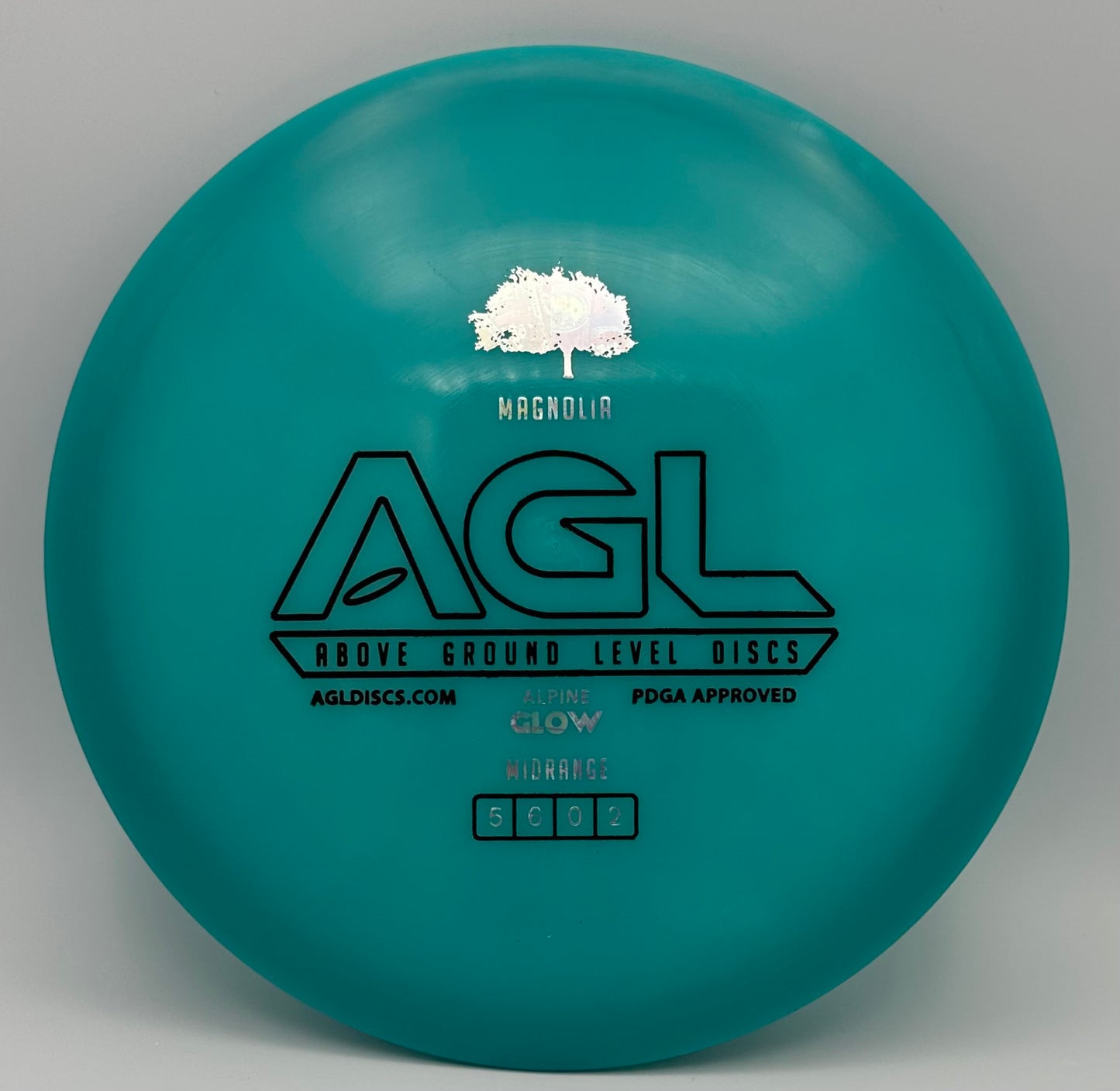 AGL Discs - Teal Alpine Glow Magnolia (AGL Bar Stamp)