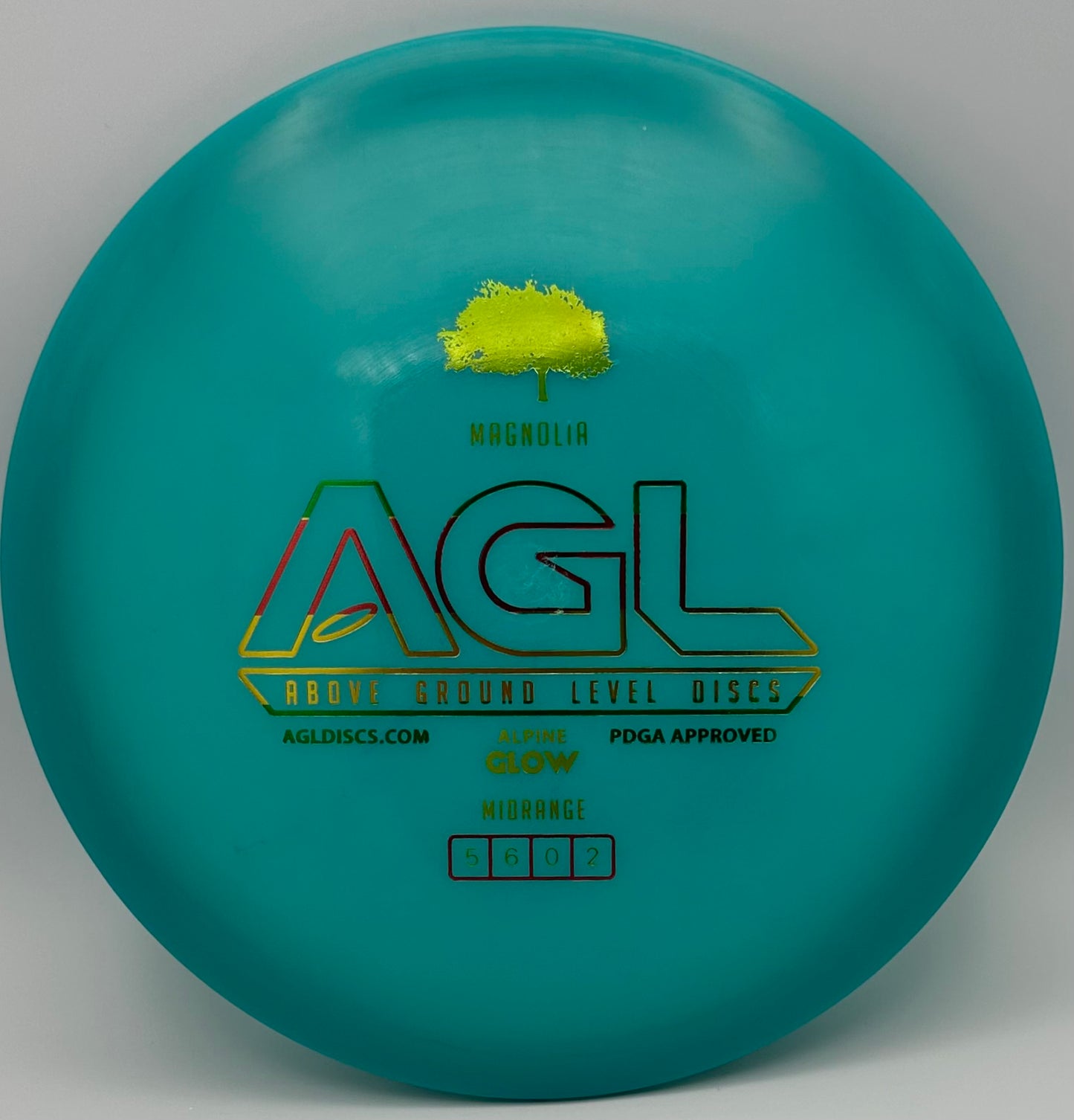 AGL Discs - Teal Alpine Glow Magnolia (AGL Bar Stamp)