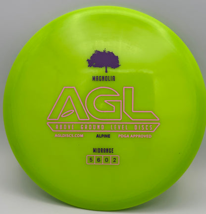 AGL Discs - Slimy Green Alpine Magnolia (AGL Bar Stamp)