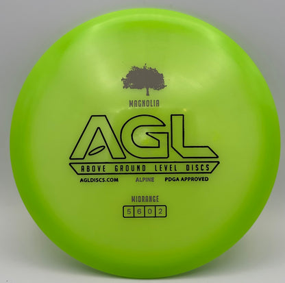 AGL Discs - Slimy Green Alpine Magnolia (AGL Bar Stamp)