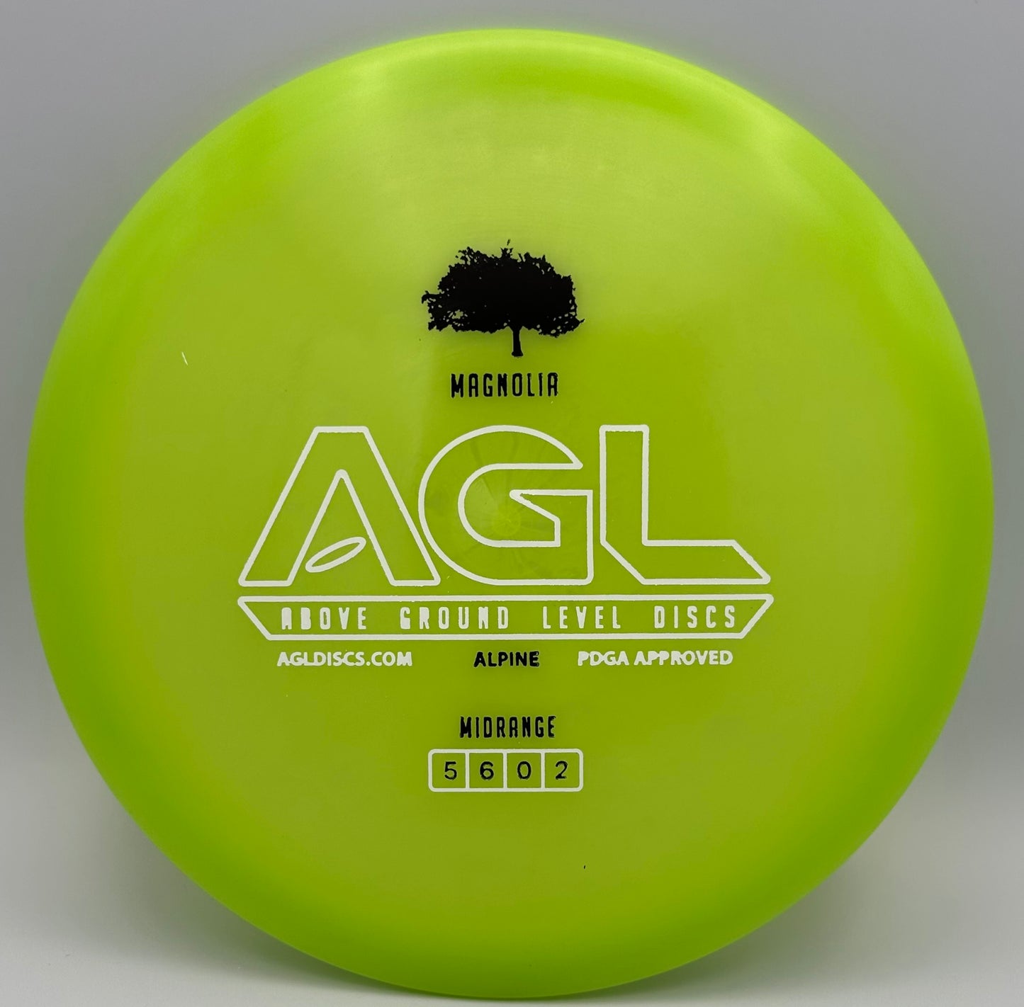 AGL Discs - Slimy Green Alpine Magnolia (AGL Bar Stamp)