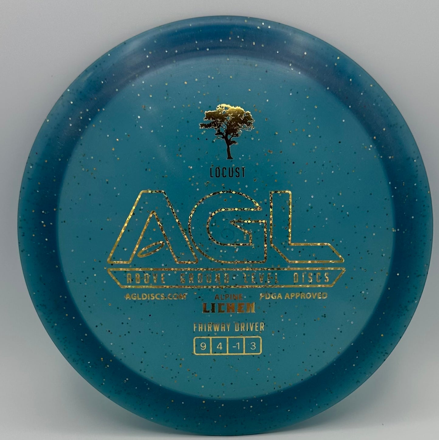 AGL Discs - Ocean Alpine Lichen Locust (AGL Bar Stamp)