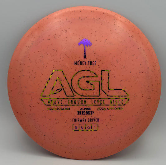 AGL Discs - Strawberry Pink Alpine Hemp Money Tree  (AGL Bar Stamp)