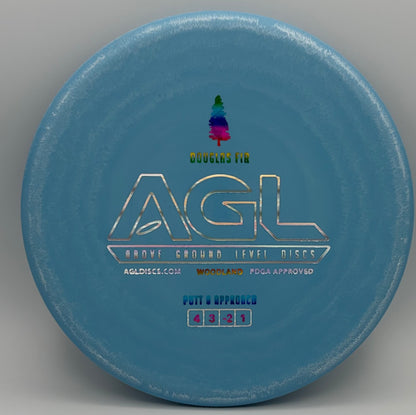 AGL Discs - Lakeside Blue Woodland Douglas fir (AGL Bar Stamp)