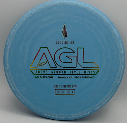 AGL Discs - Lakeside Blue Woodland Douglas fir (AGL Bar Stamp)