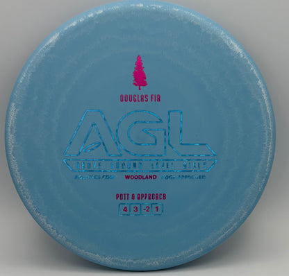 AGL Discs - Lakeside Blue Woodland Douglas fir (AGL Bar Stamp)