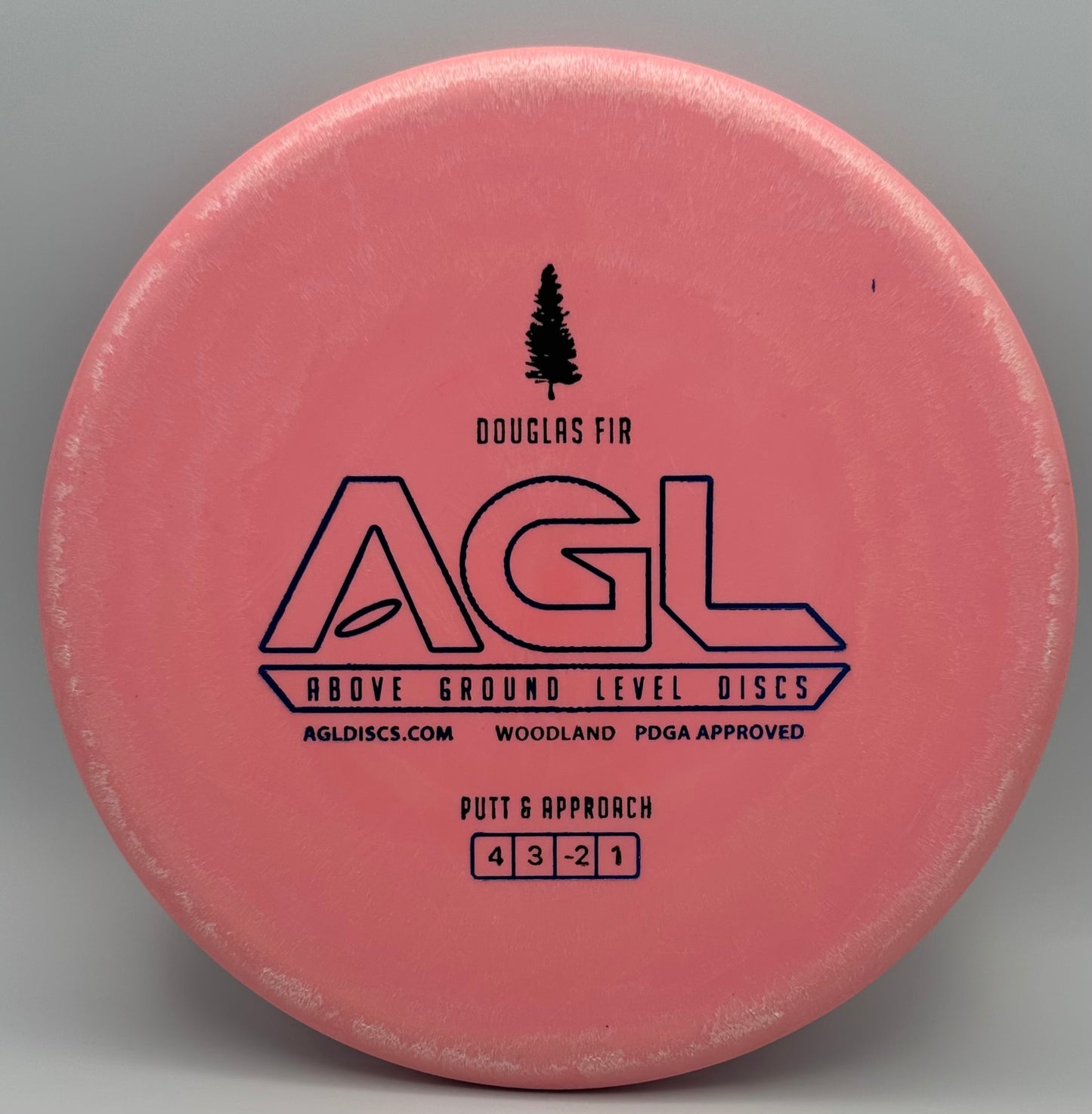 AGL Discs -  Eraser Pink Woodland Douglas Fir (AGL Bar Stamp)