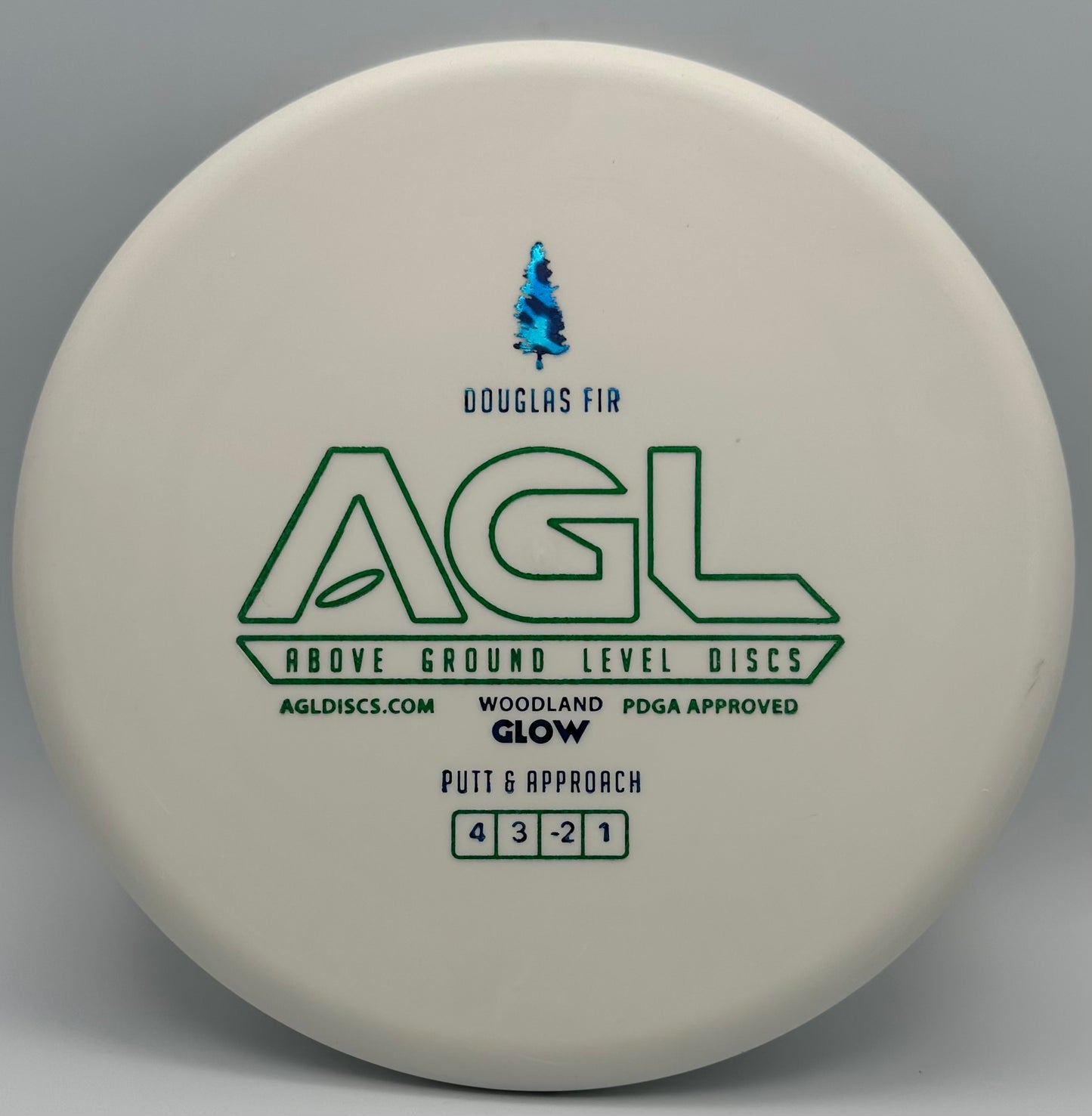 AGL Discs -  GLOW Woodland Douglas Fir (AGL Bar Stamp)