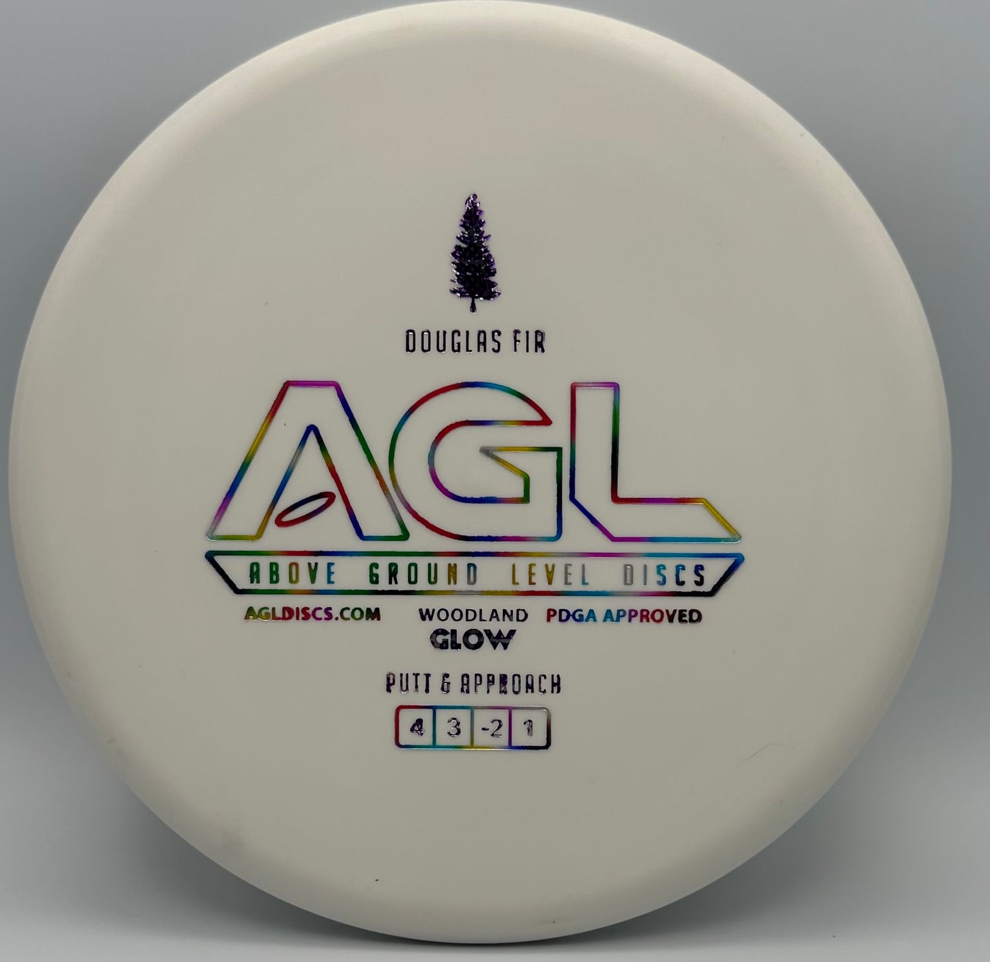 AGL Discs -  GLOW Woodland Douglas Fir (AGL Bar Stamp)