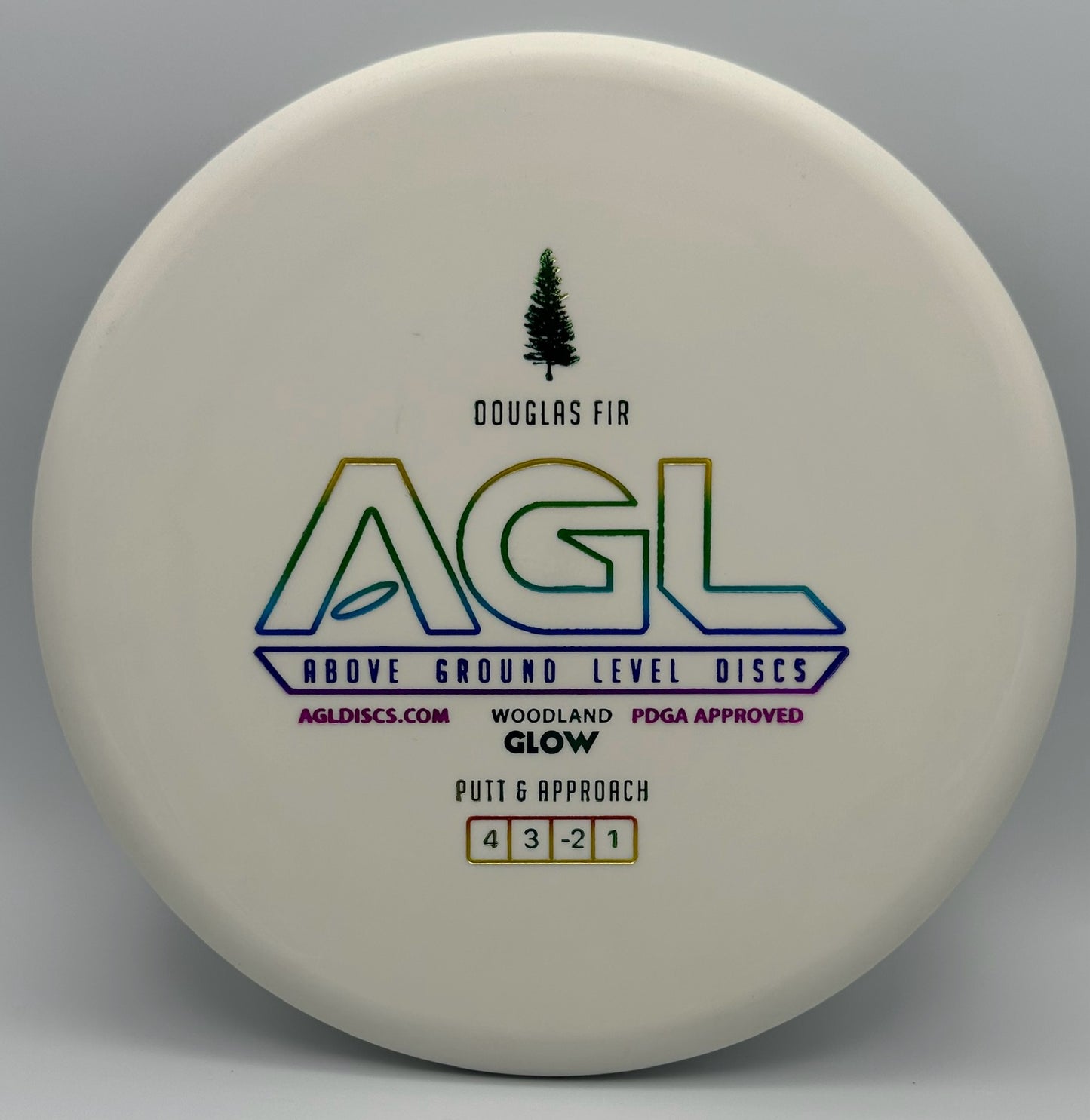 AGL Discs -  GLOW Woodland Douglas Fir (AGL Bar Stamp)