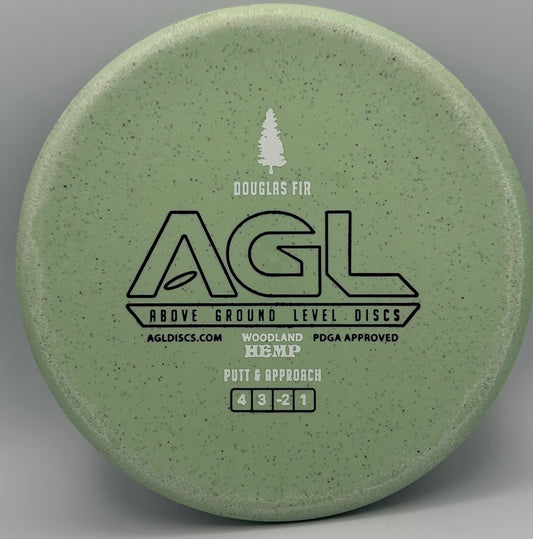 AGL Discs -  Minty Green Woodland Hemp Douglas Fir (AGL Bar Stamp)