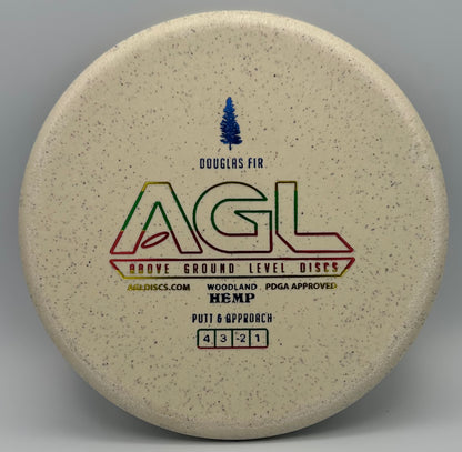 AGL Discs -  Cookies and Cream Woodland Hemp Douglas Fir (AGL Bar Stamp)