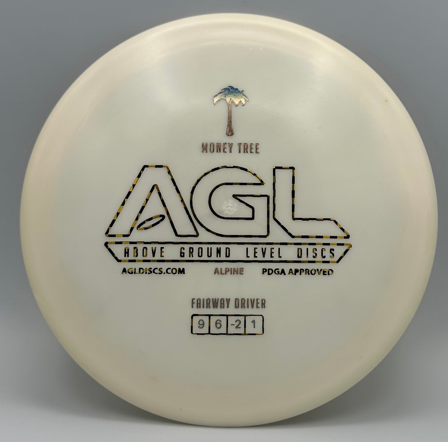 AGL Discs - White Out Alpine Money Trees (AGL Bar Stamp)