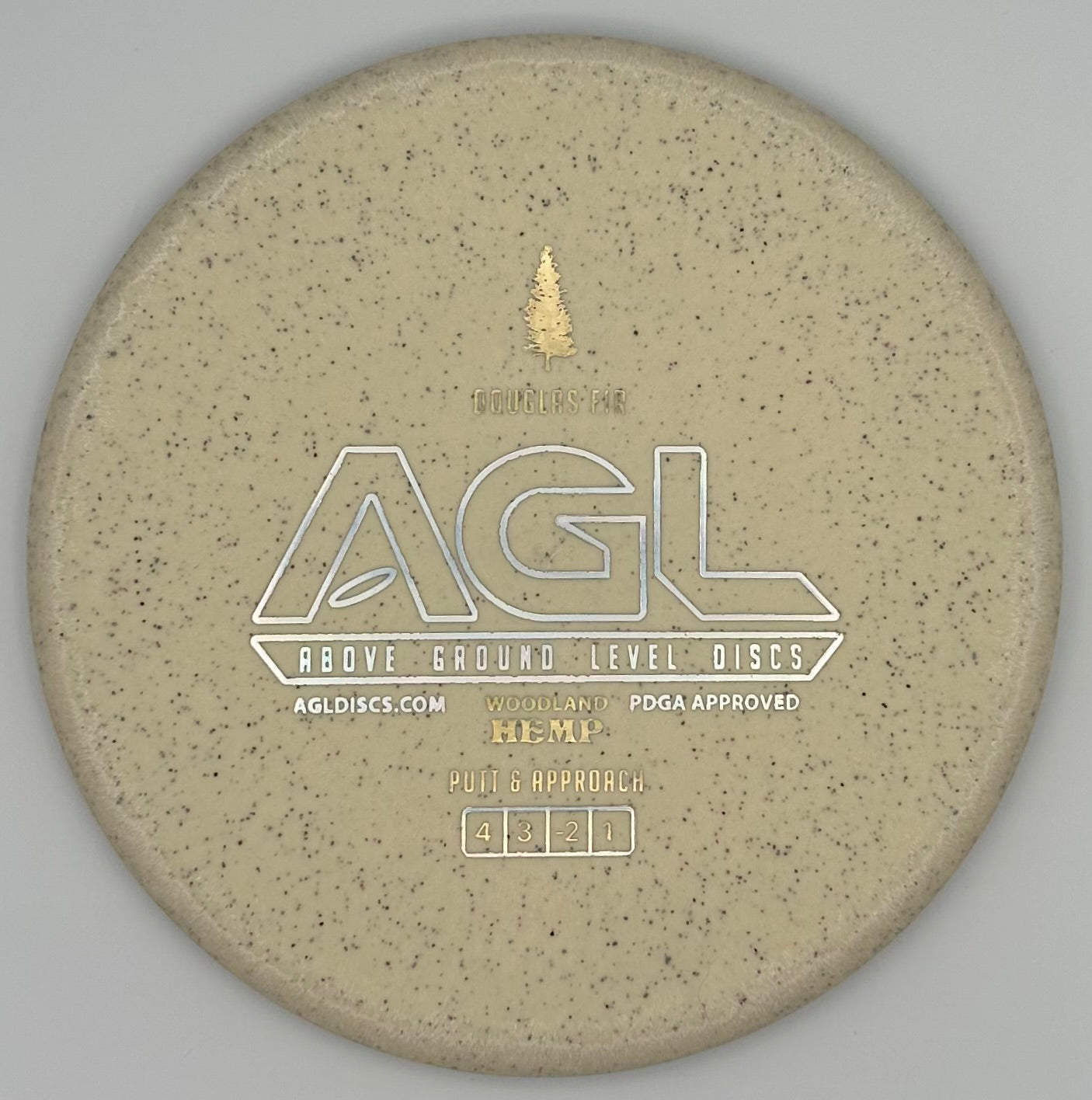 AGL Discs -  Cookies and Cream Woodland Hemp Douglas Fir (AGL Bar Stamp)