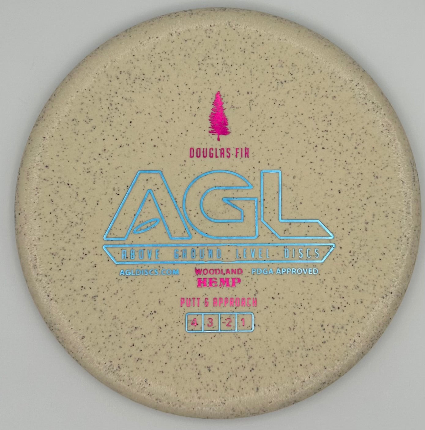 AGL Discs -  Cookies and Cream Woodland Hemp Douglas Fir (AGL Bar Stamp)