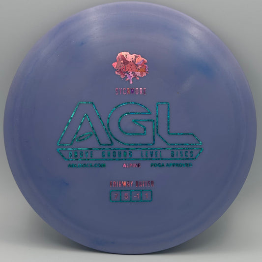 AGL Discs - Blurple Alpine Sycamore (AGL Bar Stamp)