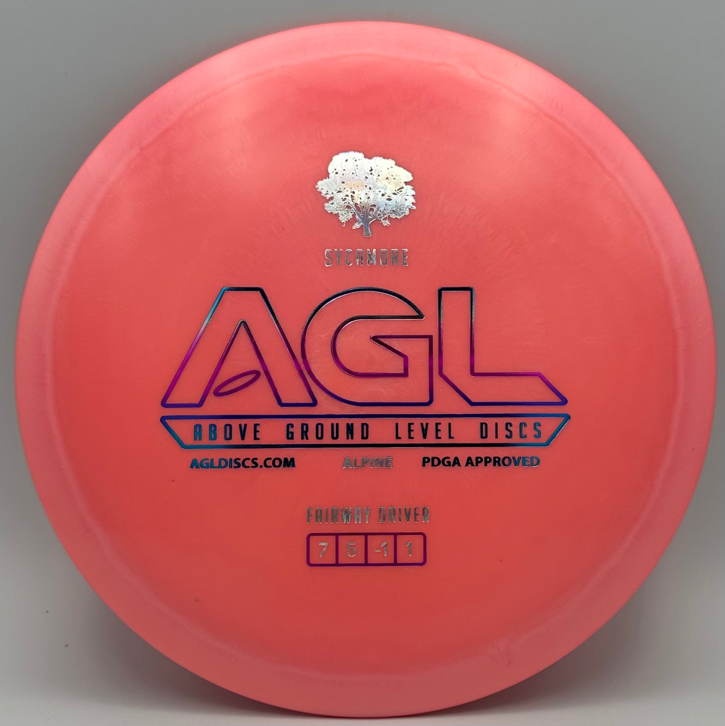 AGL Discs - Rose Alpine Sycamore (AGL Bar Stamp)