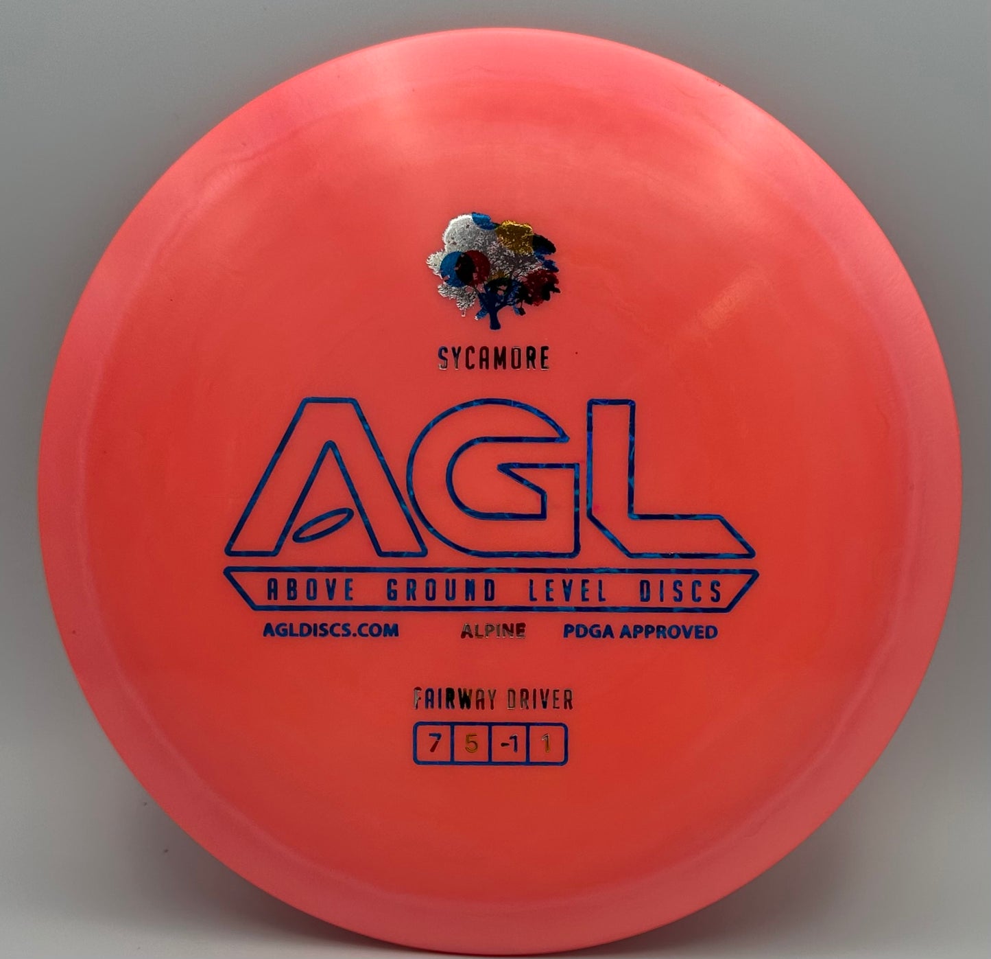 AGL Discs - Rose Alpine Sycamore (AGL Bar Stamp)