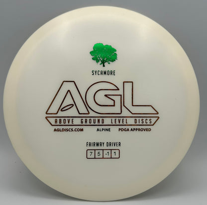 AGL Discs - Daisy White Alpine Sycamore (AGL Bar Stamp)