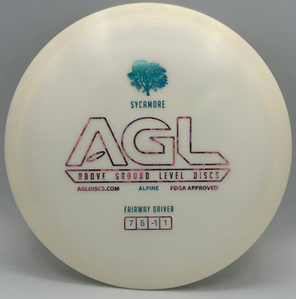 AGL Discs - Daisy White Alpine Sycamore (AGL Bar Stamp)