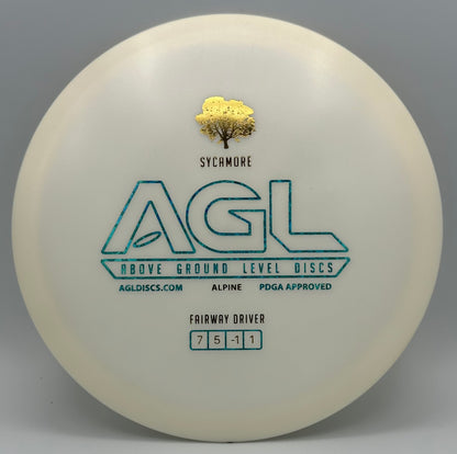 AGL Discs - Daisy White Alpine Sycamore (AGL Bar Stamp)