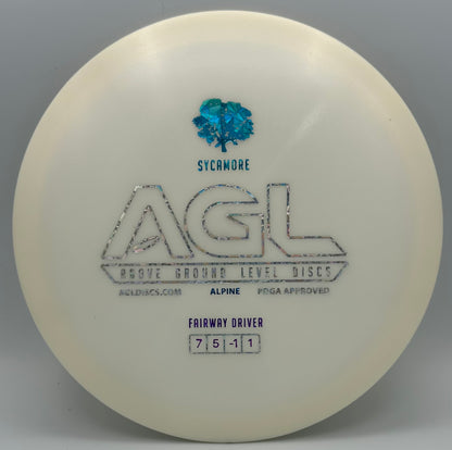 AGL Discs - Daisy White Alpine Sycamore (AGL Bar Stamp)