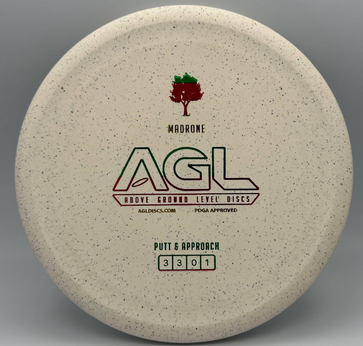 AGL Discs - Cookie and Cream Woodland Hemp Madrone (AGL Bar Stamp)