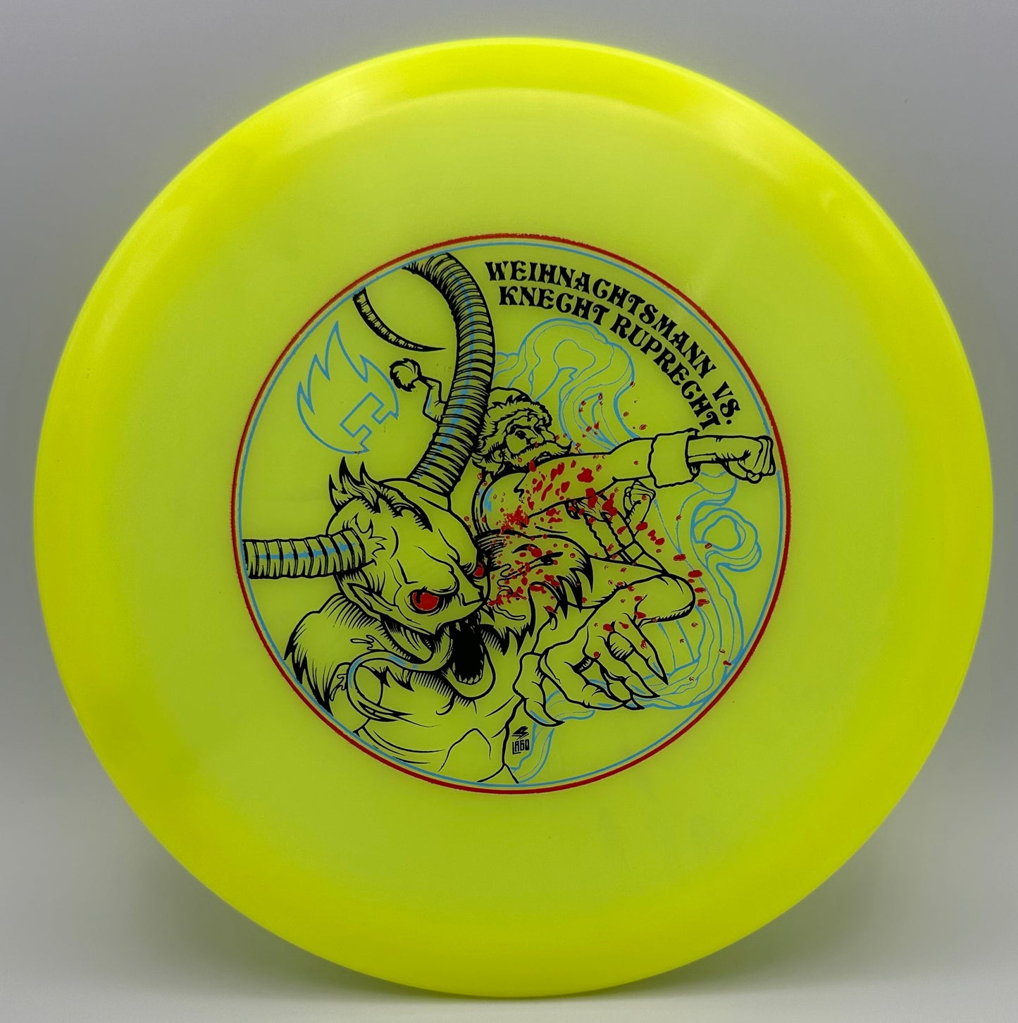 AGL Discs - Yellow Alpine Spruce (Father Time V. Krampus Stamp)