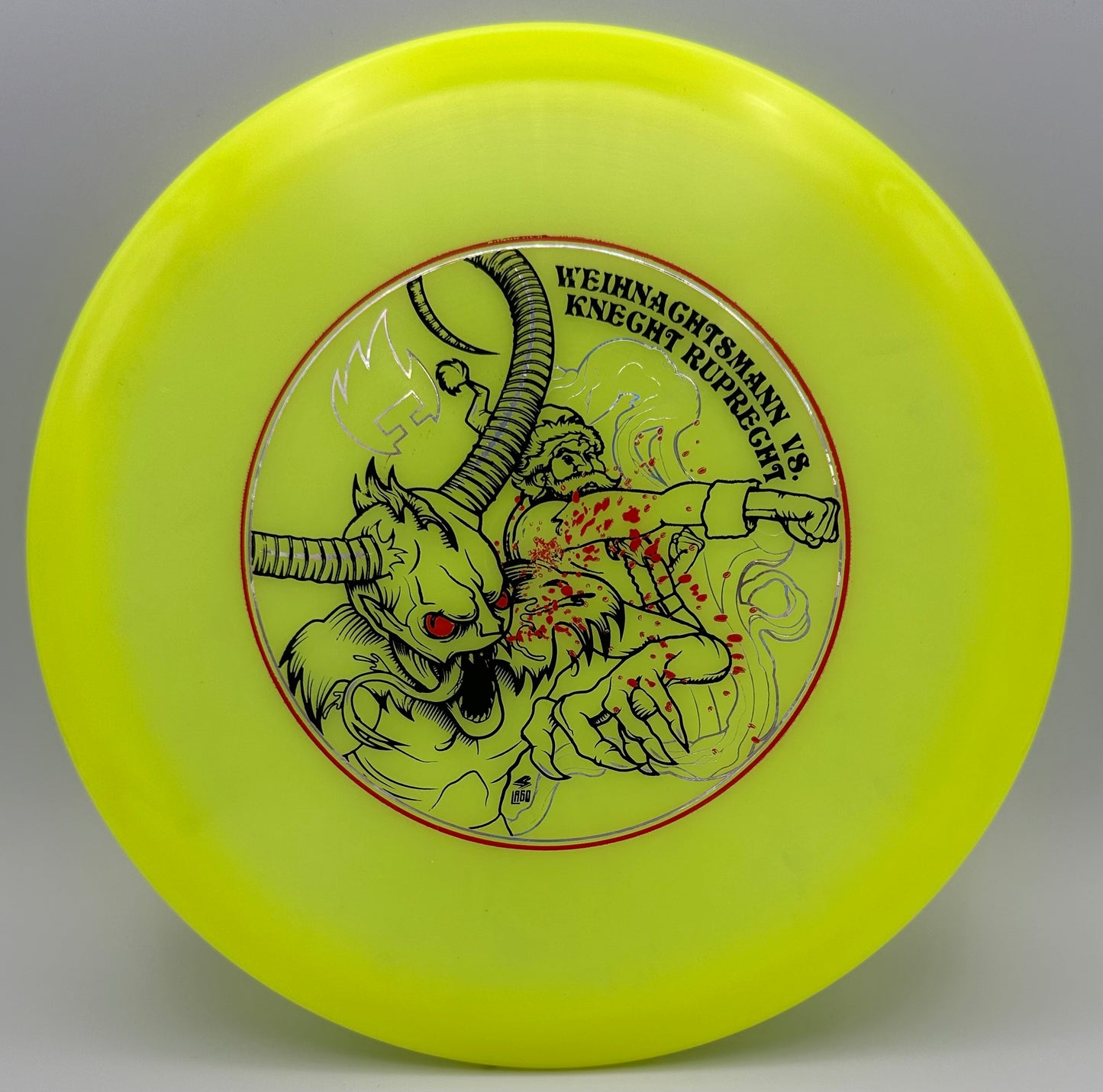 AGL Discs - Yellow Alpine Spruce (Father Time V. Krampus Stamp)